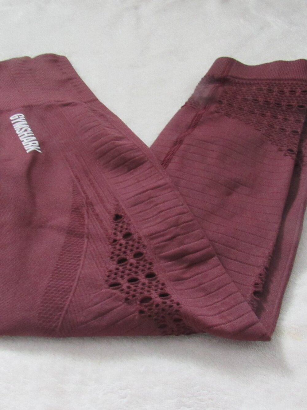 Gymshark Brown/Wine  Capri Leggings Size XS USED